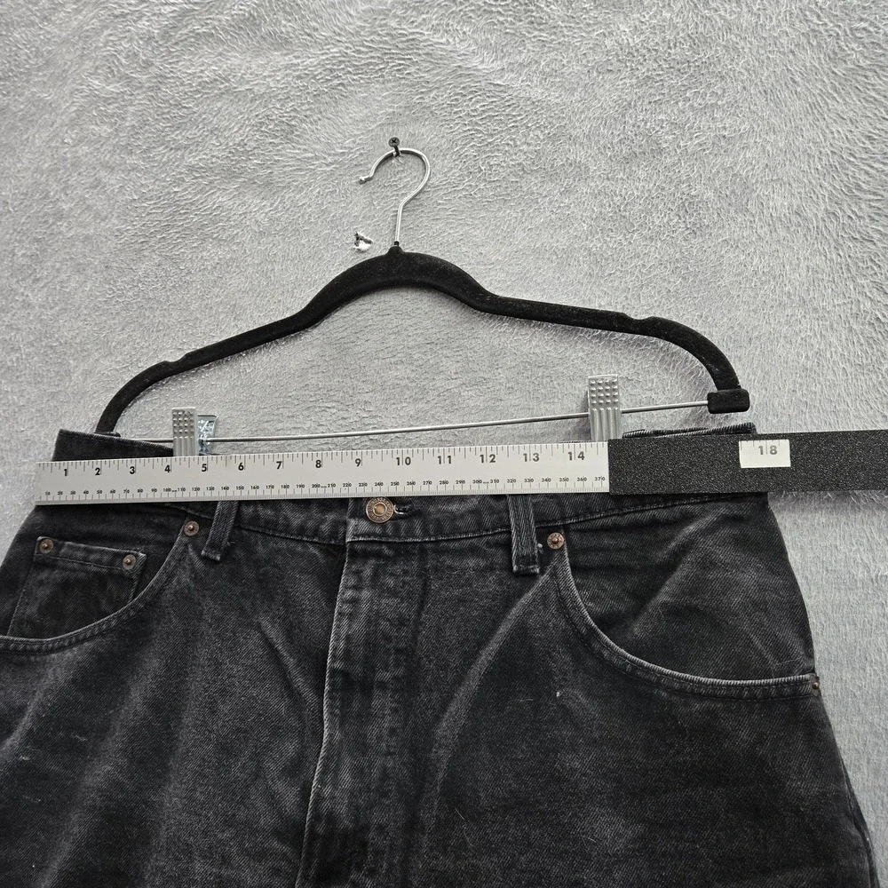 VINTAGE Levi's‎ 560 Men Jeans 36X30 Black Denim Loose Fit Tapered Leg 90s USA